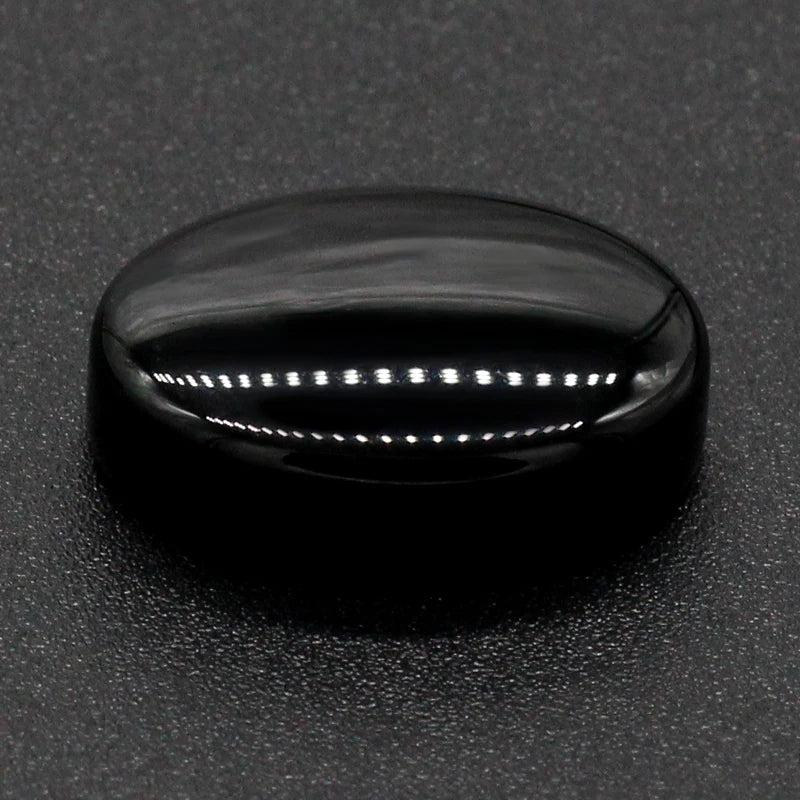 12*16 MM Oval Agate Stone Men's Ring