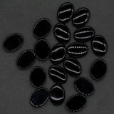 12*16 MM Oval Agate Stone Men's Ring
