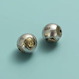 TrustDavis Sterling Silver Ball Beads DIY Bracelet Necklace Jewelry DZ955