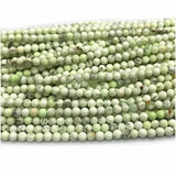 Veemak Yellow Turquoise Round Loose Beads Natural Gemstones Crystal DIY