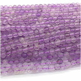 Lavender Amethyst Round Loose Beads for Jewelry Making