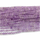 Lavender Amethyst Round Loose Beads for Jewelry Making