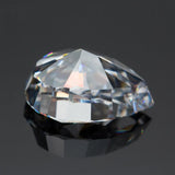 Pear CZ Gemstone High Carbon Lab Diamond Cut 5A+