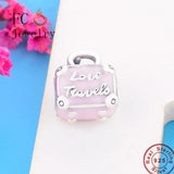 Love Travel Pink Bag Handbag Charm DIY