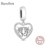 925 Silver Angel Mommy Bead for Bracelet Women Child Loss Memorial
