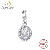 925 Sterling Silver Star of David Charm for Bracelet