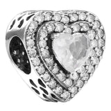 Carriage Goddaughter Mom Infinity Heart Daisy Flower Beads Charm