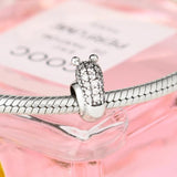 925 Sterling Silver Snail Charms Beads for DIY Jewelry