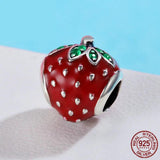 925 Silver Christmas Cookie House Santa Charm for Pan Charms Bracelet