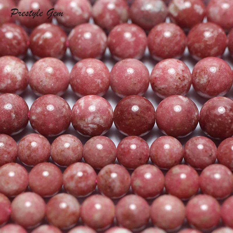 A+ Pink Thulite Loose Beads for Jewelry Making