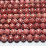 A+ Pink Thulite Loose Beads for Jewelry Making