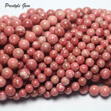 A+ Pink Thulite Loose Beads for Jewelry Making