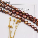 Coffee Freshwater Pearl Beads for DIY Charm Bracelet Necklace
