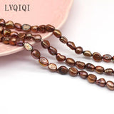 Coffee Freshwater Pearl Beads for DIY Charm Bracelet Necklace