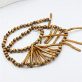 ZFSILVER Golden Cora Ball Branch 925 Silver Necklace