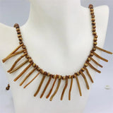 ZFSILVER Golden Cora Ball Branch 925 Silver Necklace