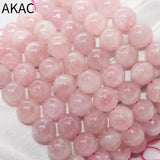 Natural Madagascar Pink Quartz Bracelet Beads 10-10.8mm