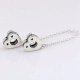 Crystal Safety Chain Bead for 925 Silver Charm Bracelet Bangle