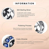 Star Moon Charms Sterling Silver Bead for Bracelet DIY Making