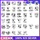 S925 Silver Logo Beads DIY for Girls Holiday