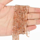 15'' Natural Stone Beads Turquoise Apatite Rondelle Spacer Waist Bead