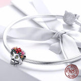 Enamel Skull Beads for Bracelet or Necklace Charm
