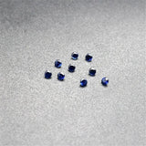 10pcs Round Faceted Sapphire Gemstones 0.8mm-3mm