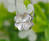 Sterling Silver Clover Necklaces & Pendants for Women Lady Gift