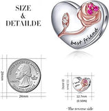 Family Love Bead Charms Silver Plating DIY Charm Bracelet