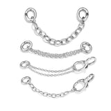 925 Silver Bracelet Chain with Round Bead Buckle - DIY Jewelry Making