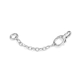 925 Silver Bracelet Chain with Round Bead Buckle - DIY Jewelry Making