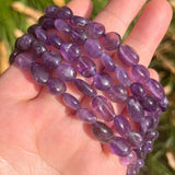 8-10mm Amethyst Purple Crystal Stone Beads for Jewelry Making