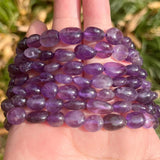 8-10mm Amethyst Purple Crystal Stone Beads for Jewelry Making
