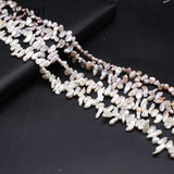 Natural Freshwater Pearl Irregular Beads Three-Seven Hole Loose Bead