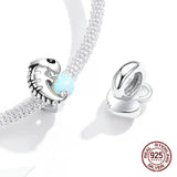 925 Silver Chameleon Charm Beads for Bracelet Making