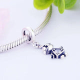 925 Silver Triangle Robot Charm for Pan Bracelet