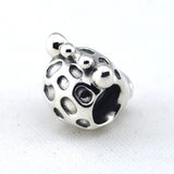 925 Sterling Silver Giraffe Bead for European Charm Bracelets