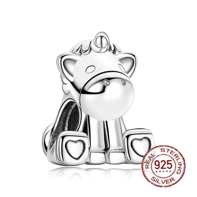 925 Sterling Silver Charms Beads for Bracelet Women DIY Jewelry