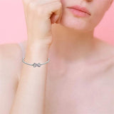 Forever Love Bow Charm Silver Plated Fits Bracelet Necklace Jewelry Pendant