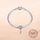 Colorful Charms Silver 925 Jewelry Dangle Cartoon Pendant