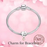 Colorful Charms Silver 925 Jewelry Dangle Cartoon Pendant