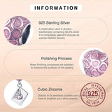 Colorful Charms Silver 925 Jewelry Dangle Cartoon Pendant