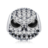 Skull Diamond Charms 925 Silver Waist Beads Halloween Bracelet