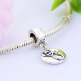 925 Silver Angel Wing Nurse Doctor Stethoscope Bead Fit Pan Charm Bracelet