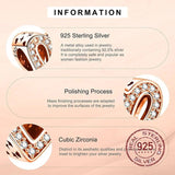 Silver Heart Charms for Bracelet, Openwork Design