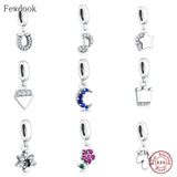 925 Silver Mickey Head Key Bead for Pan Charm Bracelet
