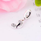 925 Silver Mickey Head Key Bead for Pan Charm Bracelet