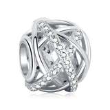 925 Silver CZ Cross Charms for Bracelets & Necklaces DIY Jewelry