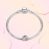 Sweet House Bead Charms for Women Castle Pendant