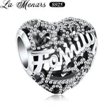 Family Bead Love Charm for Bracelet Making